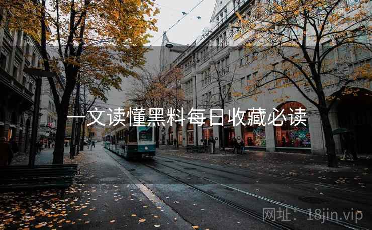 一文读懂黑料每日收藏必读