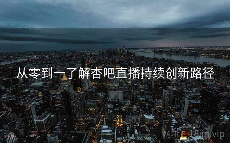 从零到一了解杏吧直播持续创新路径